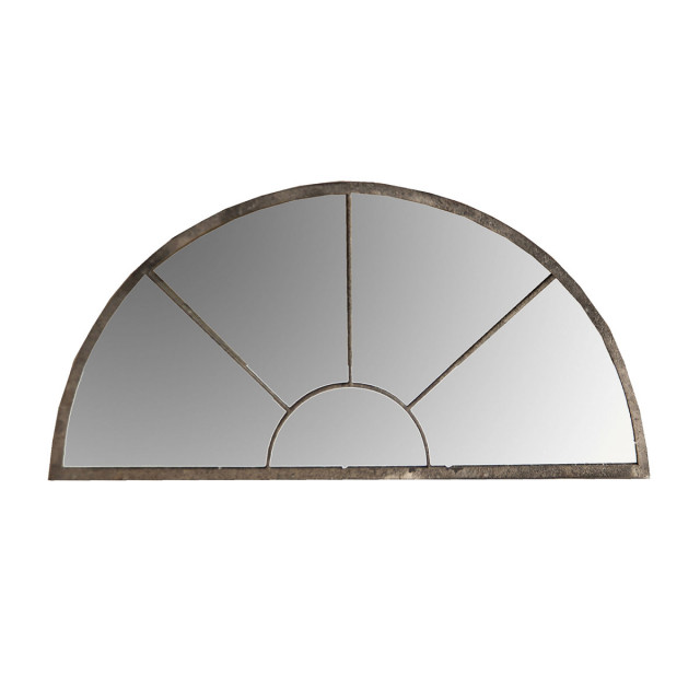 Oglinda ovala gri din fier 50x100 cm Kairel Vical Home