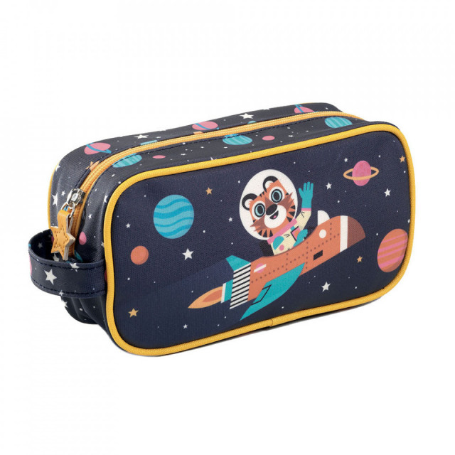 Penar multicolor din bumbac si poliester Cosmos Djeco
