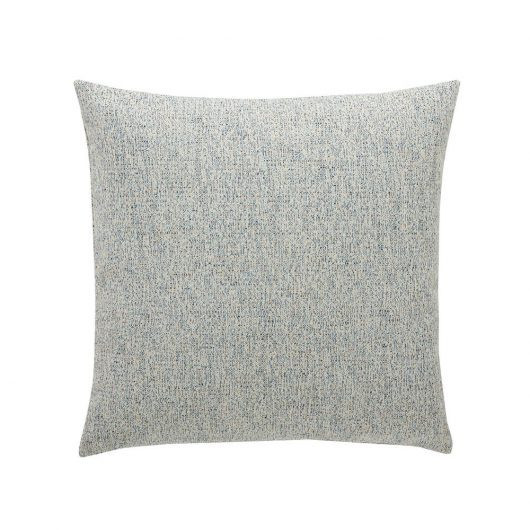Perna patrata alba/albastra din fibre sintetice 60x60 cm Speckle Hubsch