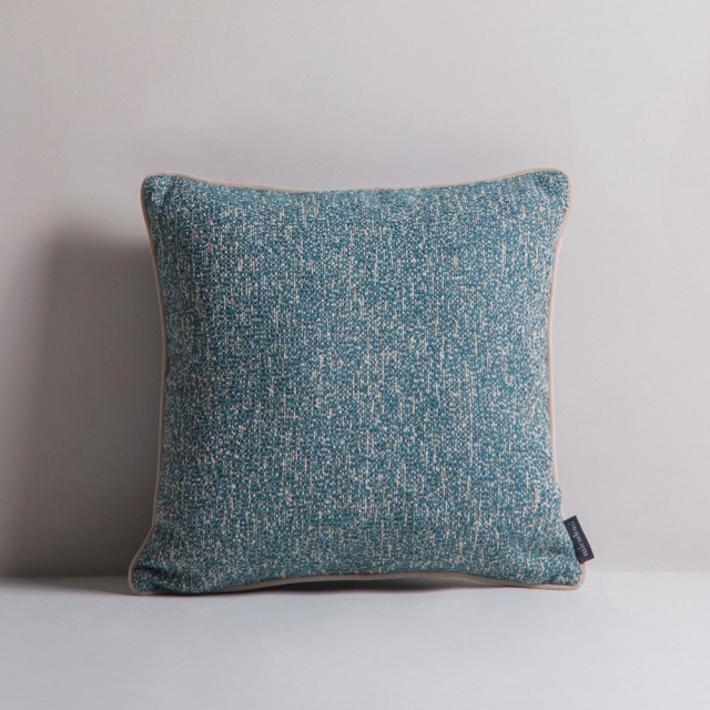 Perna patrata albastra din fibre sintetice 45x45 cm Celine Besolux