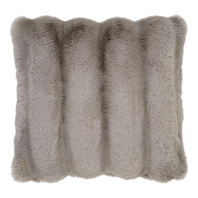 Perna patrata bej din fibre sintetice 45x45 cm Galena House Nordic