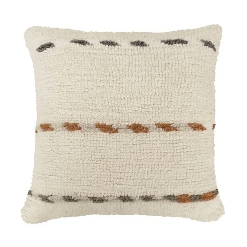 Perna patrata multicolora din fibre naturale 48x48 cm Jajim Lorena Canals