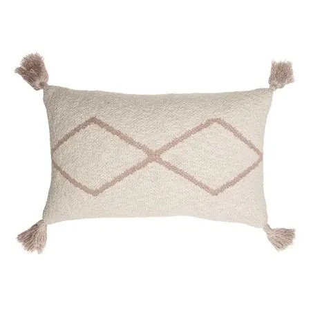 Perna pentru copii crem/roz din bumbac 25x40 cm Little Oasis Lorena Canals