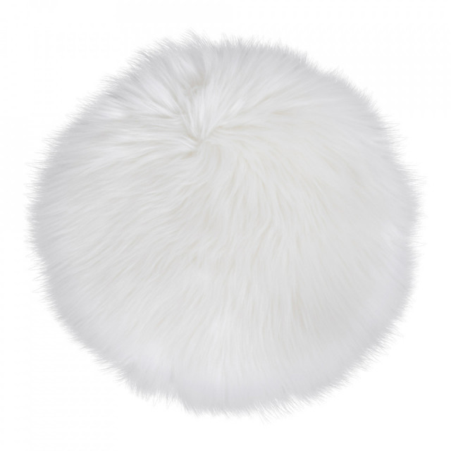 Perna sezut ivorie din fibre sintetice 35 cm Mahia House Nordic