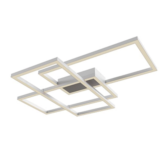 Plafoniera alba din metal cu LED Rida Maytoni