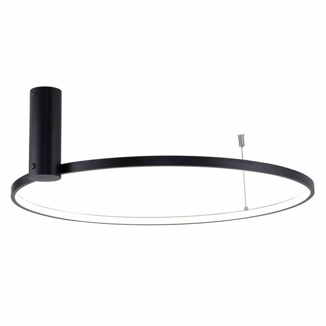 Plafoniera neagra din metal cu LED Horik S Zuma Line