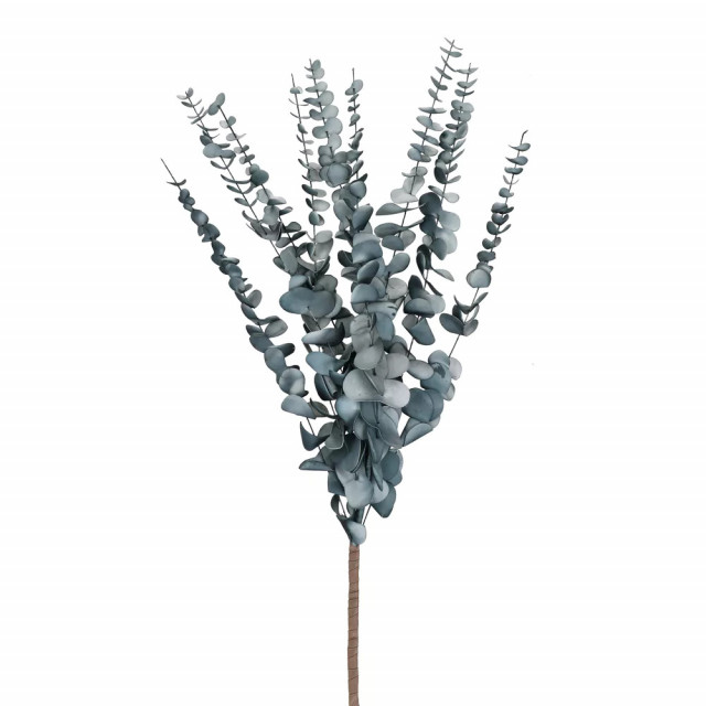 Planta artificiala albastru teal din plastic 119 cm Loulou Pomax