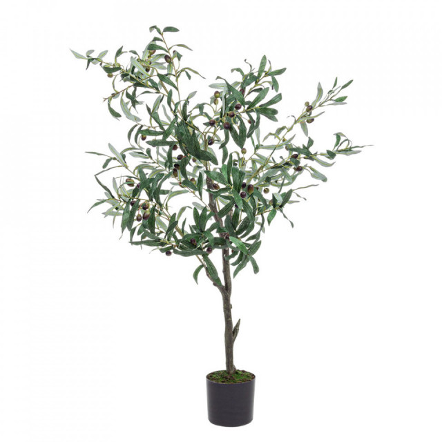 Planta artificiala verde din poliester si plastic 120 cm Olive Bizzotto