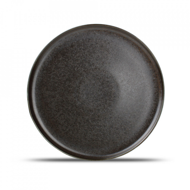 Platou negru din portelan 28 cm Ceres Fine2Dine