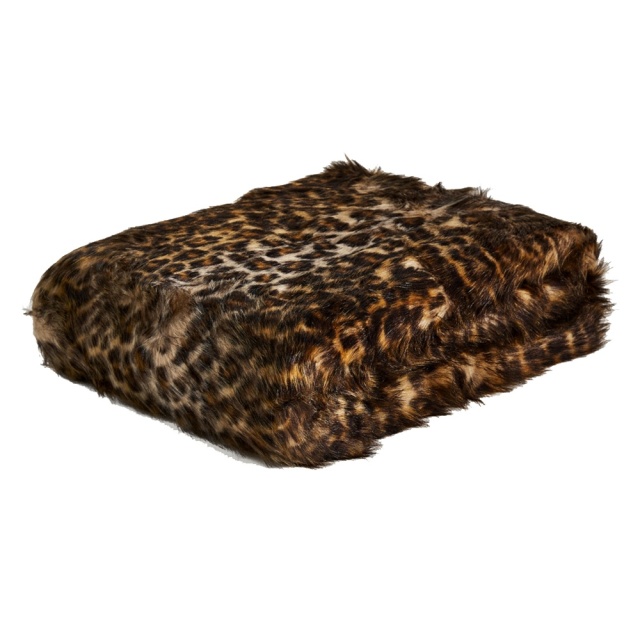 Pled multicolor din fibre sintetice 130x170 cm Leopardo Vical Home