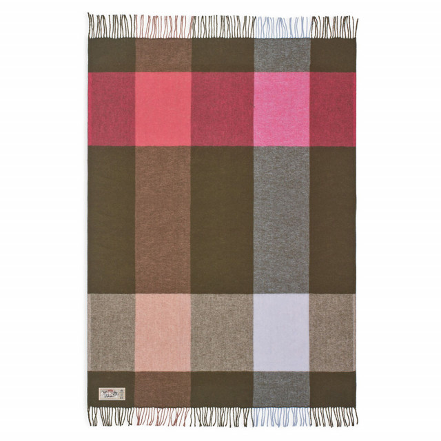 Pled multicolor din lana 130x185 cm Blend Rhubarb Fatboy