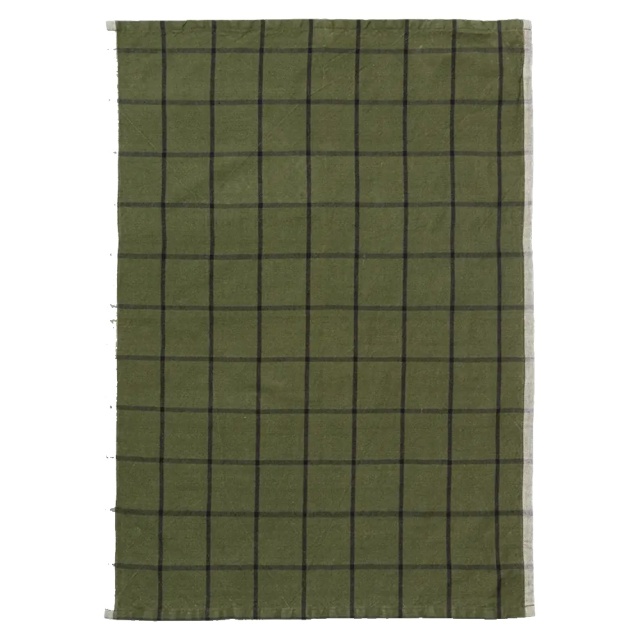Prosop verde din fibre naturale 50x70 cm Hale Ferm Living