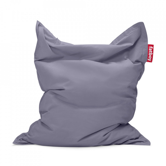 Puf dreptunghiular albastru din bumbac 140x180 cm Original Stonewashed Fatboy
