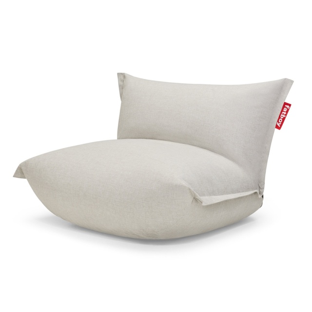 Puf exterior dreptunghiular gri din textil 120x120 cm BonBaron Fatboy