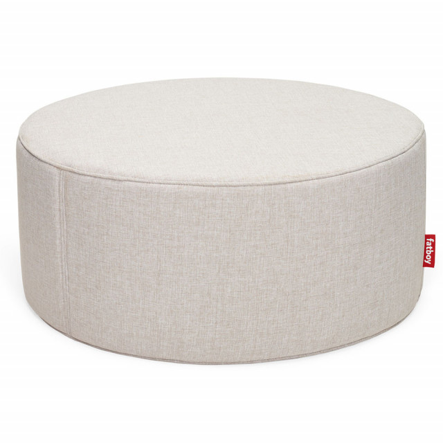 Puf exterior rotund gri deschis din olefina 90 cm Pfffh Fatboy
