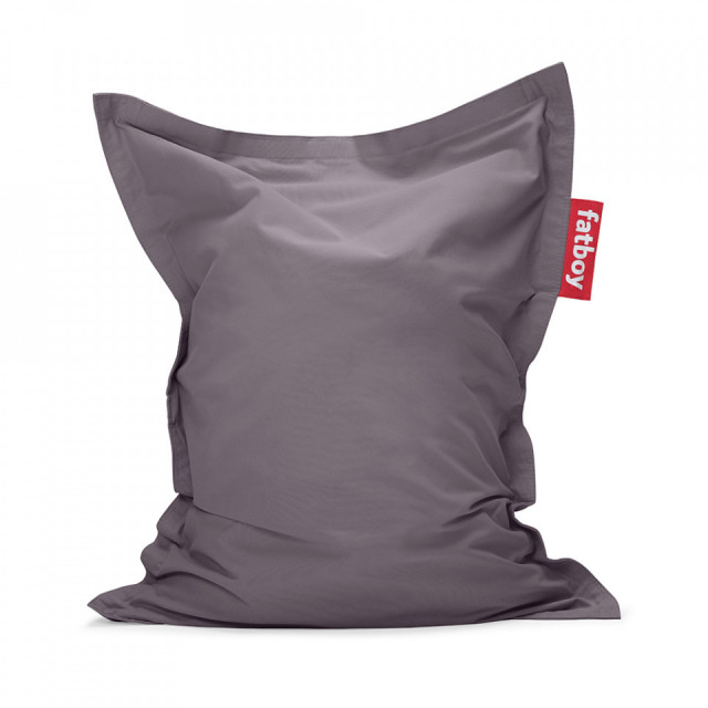 Puf pentru copii gri din bumbac 98x130 cm Junior Stonewashed Fatboy