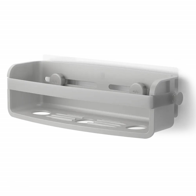Raft pentru baie gri din plastic 33 cm Flex Adhesive Umbra