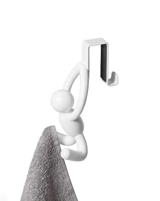 Set 2 cuiere albe din plastic Buddy Umbra