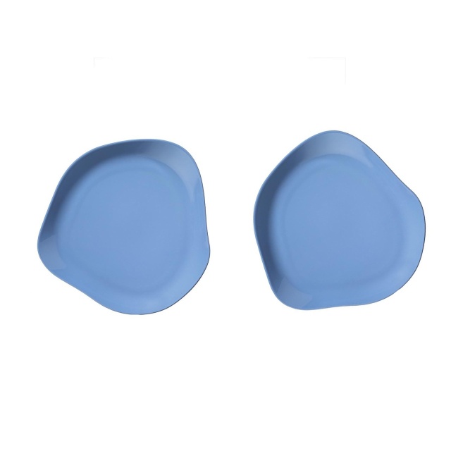 Set 2 farfurii adanci albastre din ceramica 27 cm Mija The Home Collection