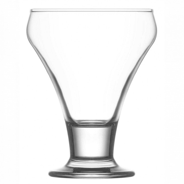 Set 3 cupe pentru inghetata transparente din sticla Eless The Home Collection