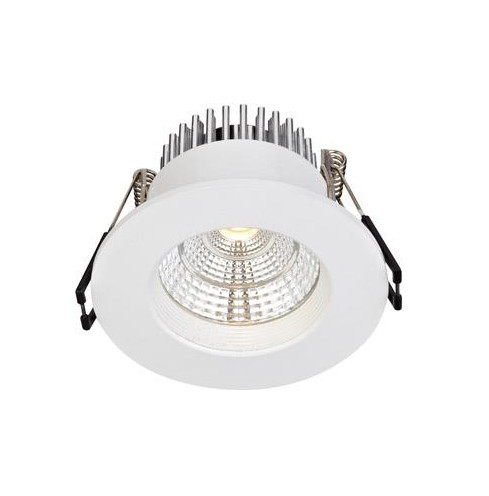 Set 3 spoturi dimabile albe/argintii din metal cu LED Ares Markslojd