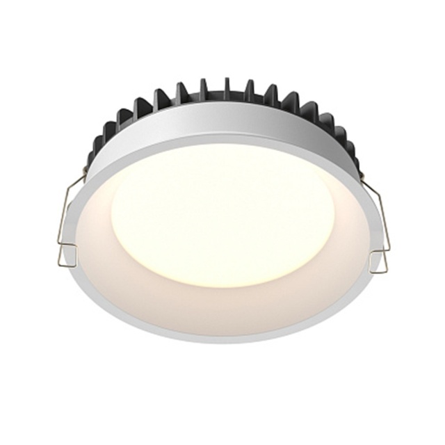 Spot alb din metal cu LED Downlight Okno 1370 Maytoni