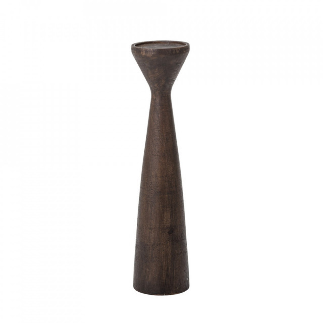 Suport lumanare maro din lemn 56 cm Thio Bloomingville