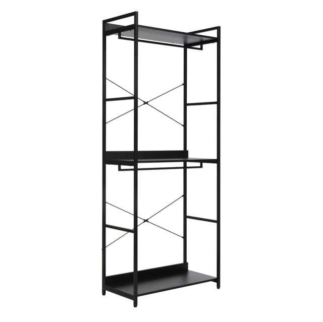 Suport umerase negru din metal Rin A The Home Collection