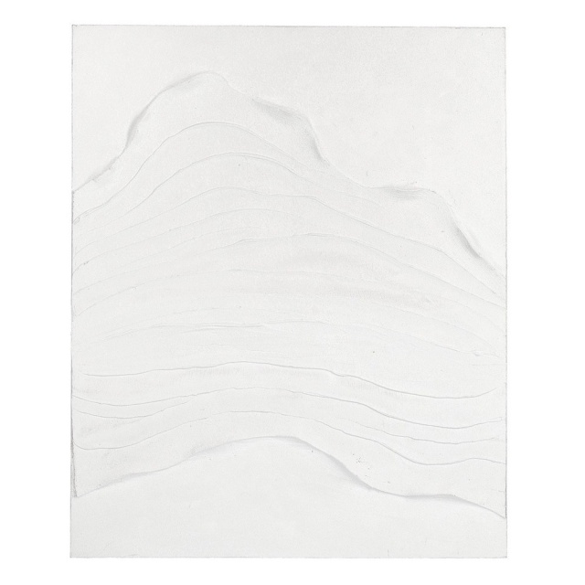 Tablou alb din fibre naturale 80x100 cm Texture Av Bizzotto
