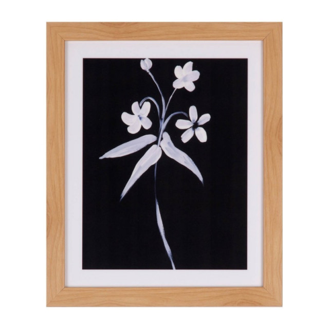 Tablou alb/negru din MDF si polistiren 25x30 cm Lily Somcasa