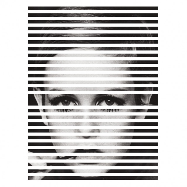 Tablou alb/negru din plastic 75x100 cm Twiggy Thai Natura