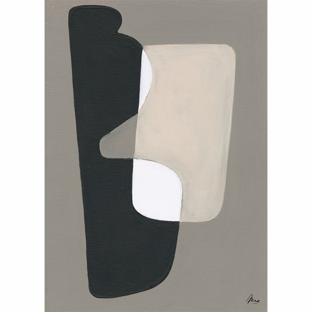 Tablou multicolor cu rama din lemn 30x40 cm Closeness Paper Collective