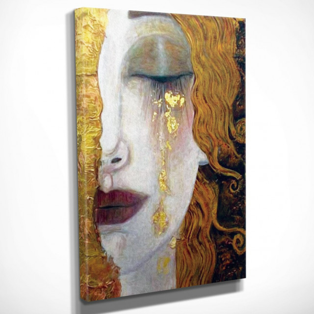 Tablou multicolor din fibre naturale 30x40 cm Golden Tears The Home Collection
