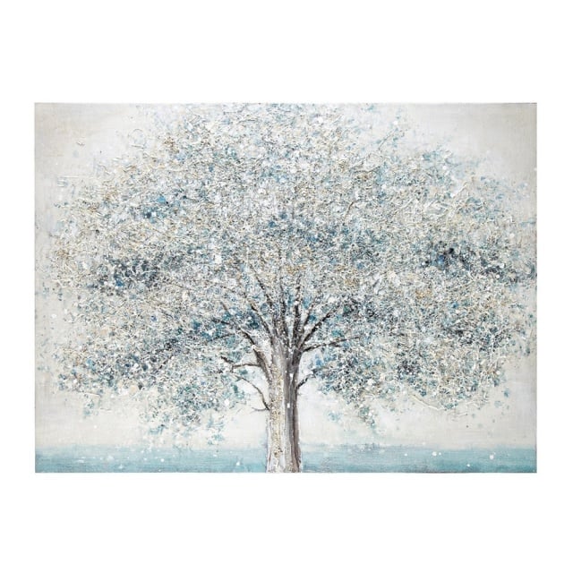 Tablou multicolor din fibre naturale 90x120 cm Village Bizzotto