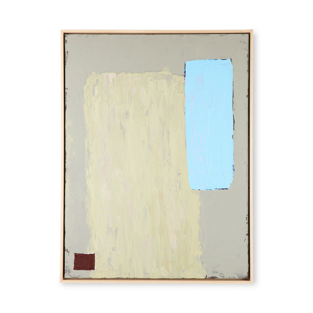 Tablou verde fistic/albastru din canvas si lemn 63x83 cm Irma HKliving