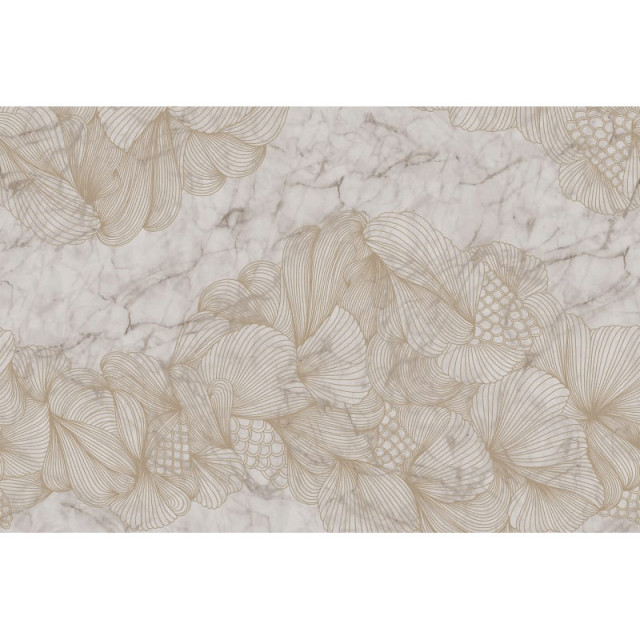 Tapet alb/crem din hartie Opulence Marble Rebel Walls