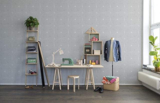 Tapet din hartie Perfect Fit Soft Grey Rebel Walls