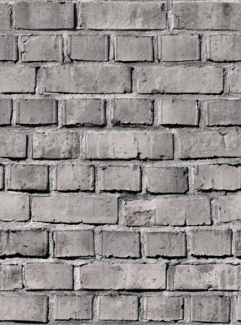Tapet gri piatra din hartie cu fibre de nailon Bricks Stone Rebel Walls