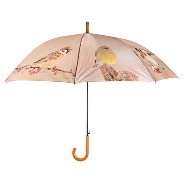Umbrela multicolora din fibre sintetice Winter Birds Esschert Design