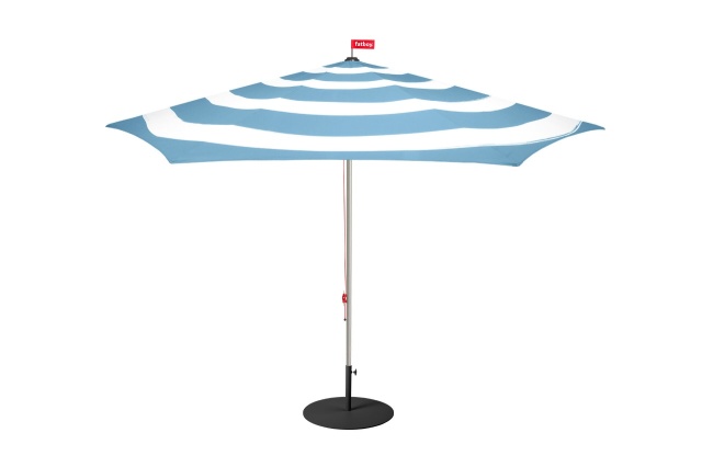 Umbrela soare albastra din fibre sintetice Stripesol Base Fatboy