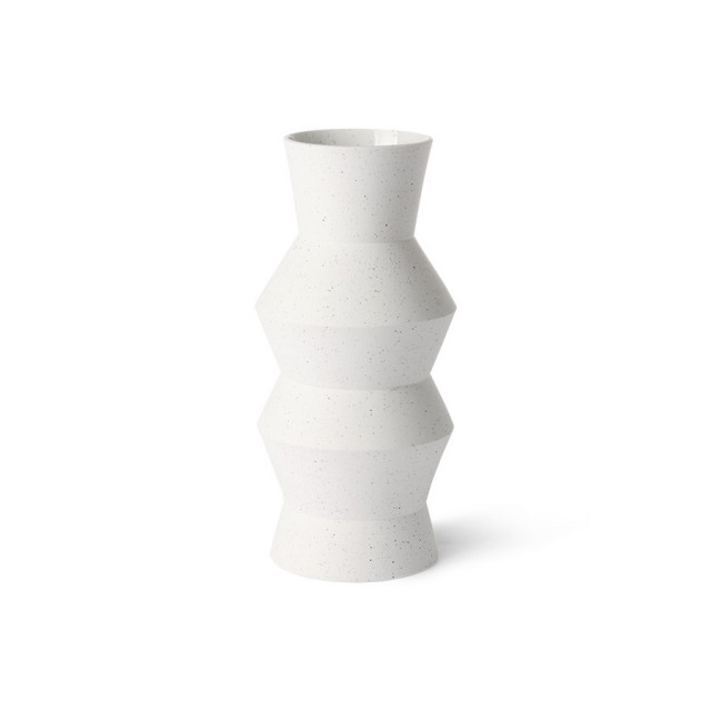 Vaza alba din ceramica 29 cm Angular HK Living