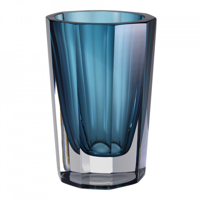 Vaza albastra din sticla 18 cm Chavez Eichholtz