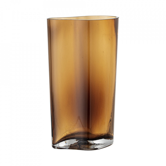 Vaza maro din sticla 20 cm Benia Bloomingville
