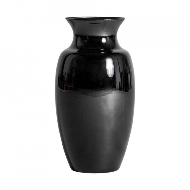 Vaza neagra din sticla 37 cm Donet Vical Home