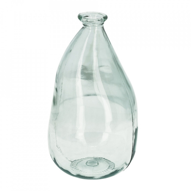 Vaza transparenta din sticla reciclata 36 cm Breena Kave Home
