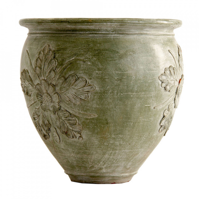 Vaza verde din teracota 70 cm Mursi Vical Home