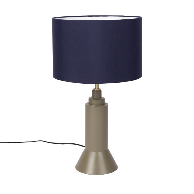 Veioza crem/albastra din metal 57 cm Kaja The Home Collection