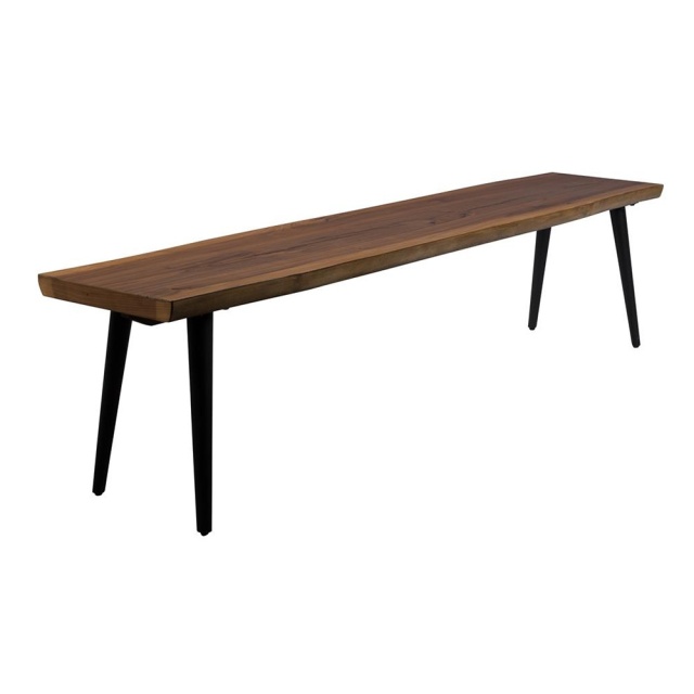 Bancheta maro din lemn 180 cm Alagon Dutchbone
