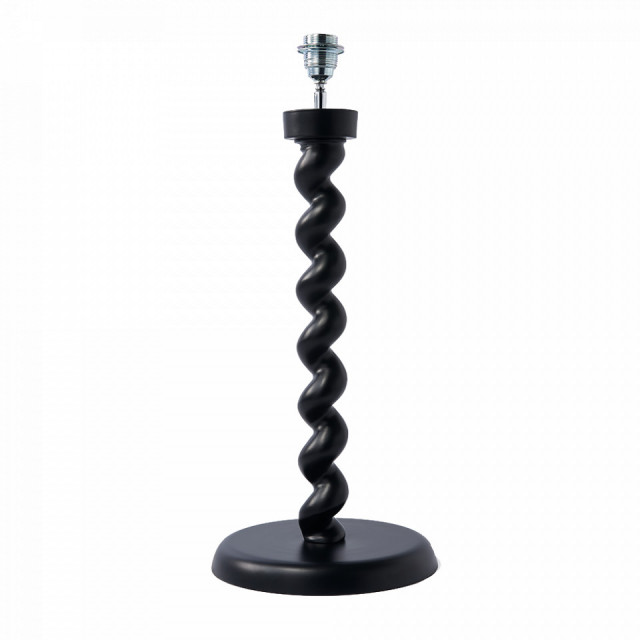 Baza pentru veioza neagra din metal 65 cm Twister Pols Potten