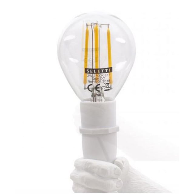 Bec cu filament LED E14 2W Monkey Lamp Seletti
